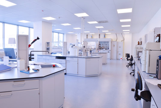 Mark working in the lab